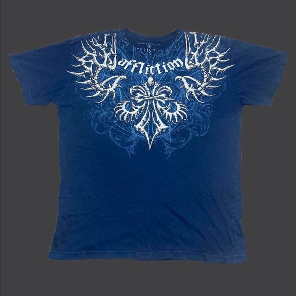 vintage affliction shirt size xl